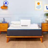 Beliebte 5-Sterne-Hotel King-Queen-Size Federkernmatratze Online Bestellbar Massage Hybrid Komprimiert in Box Gel-Memory-Foam-Matratze