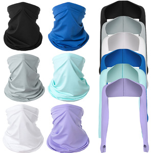 Camouflage Ice Silk Scarf Shawl Upf 50 Breathable Outdoor Sun Protection Unisex Face Mask For Fishing Cycling Mountaineering - Product Image 5