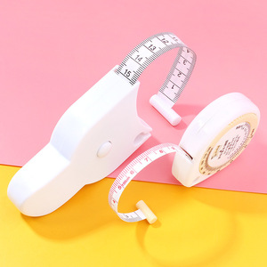 Waterdrop Automatic Telescopic Measuring Tape 150cm Plastic Metric Waist Circumference Measurement Tape Mini Double-Sided Soft - Product Image 5