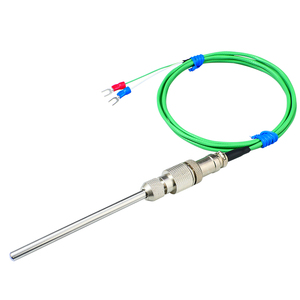 Sonde de type K/Pt100, prise compatible aviation, <span class=keywords><strong>thermocouple</strong></span> blindé, résistance thermique WZPK/WRNK-171, capteur de température OEM - Product Image 1
