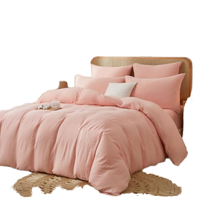 Conjunto de Roupa de Cama de Algodão Certificado OEKO-TEX Standard 100, Toque Suave e Fresco, Lençol Plano Luxuoso e Macio, Tamanho King, para Uso Doméstico - Product Image 1