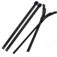 Lengan Busur Panahan Fiberglass 60cm*30mm*6mm 40lbs 200g/pc untuk Latihan Menembak Panahan, Permainan, Aksesoris Busur DIY