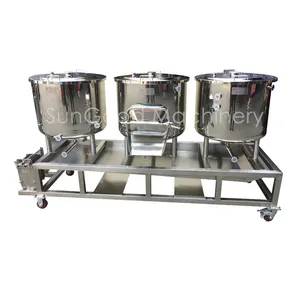 DeLi micro pequeno piloto cerveja equipamento home brewing sistema Nano equipamentos 60l 100l 200l 300l