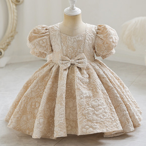 Vestido de Princesa Elegante de Verano para Niñas de Un Año, Vestido de Cumpleaños para Bebé, Estilo Occidental Aisha - Product Image 2