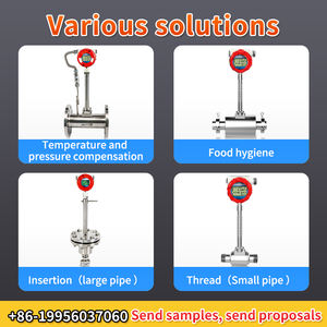 DN40 Rs485 Ss316l 圧縮空気渦流量計 4-20ma <span class=keywords><strong>Ss304</strong></span> 蒸気渦流量計 圧力および温度補償付き - Product Image 4