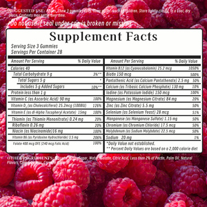 Gommes multivitaminées haute puissance pour le soutien de l'éclaircissement de la peau, la pression artérielle saine, supplément multivitaminé et zinc en gommes - Product Image 6