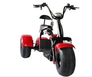 Nuovo Arrivo Scooter Elettrico a Tre Ruote ad Alta Velocità per Adulti Citycoco 2000w con Pedali Triciclo Elettrico - Product Image 4