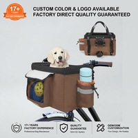 Nouveau personnalisé petit moyen chiot chat chaton siège rehausseur de voiture avec sangle de sécurité chien vélo transporteur sac à dos chien animal vélo panier