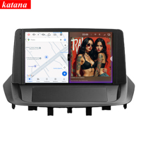 Système multimédia Android 14 120W X 6CH Série Katana pour Renault Megane 3 2009-2017 8+256GB Lecteur DVD Radio Voiture Navigation