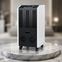 Déshumidificateur Commercial Électrique Professionnel 60L/jour, Déshumidification Intelligente, Contrôle par Écran Tactile, Construction Métallique pour