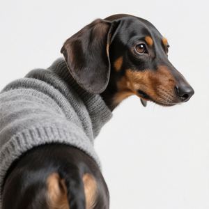 Maglione di Lusso Personalizzato Joymay per Cani Bassotto, Alta Qualità, Tinta Unita, in Poliestere, per Esterni, Caldo, Design Esclusivo - Product Image 2