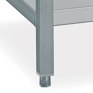 Edelstahl-Arbeitstisch Muebles comerciales 1000x700x85 0/950 MM Dimensiones Características Arbeitsplatte Mit Aufkantung Ablageboden - Product Image 2