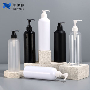 Bouteilles à pompe en plastique Minnie 500 ml rechargeables pour shampoing, lotion, gel douche, soins corporels - Product Image 1