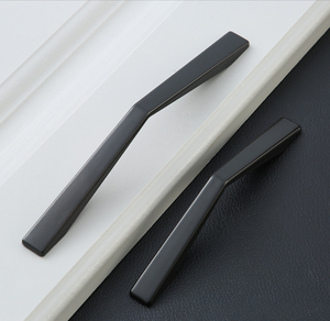 Hardware Accessories Zinc Alloy <strong>Black</strong> Handle Furniture Cabinet <strong>Doors</strong> Drawers Wardrobe Cabinet Handles - Product Image 6