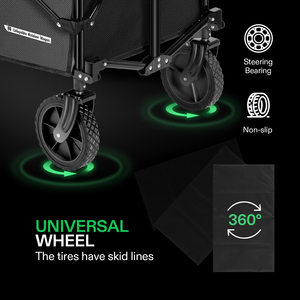 Ağır kapalı açık katlanabilir katlanır vagon - Product Image 3