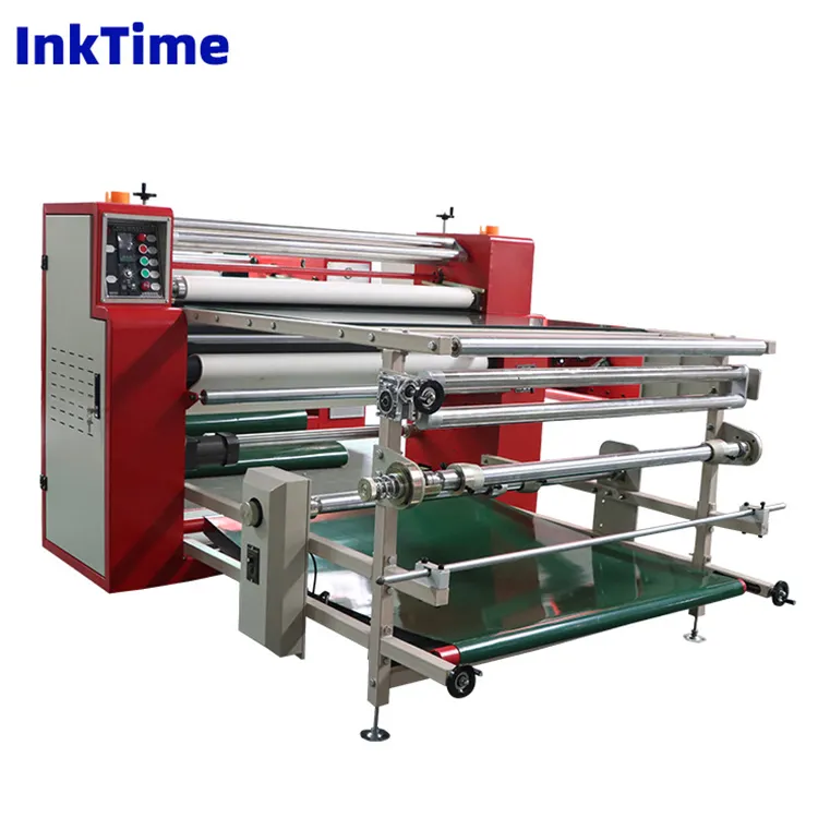 Inktime cheap price 1.9m sublimation printer roll to roll heat transfer machine for t shirts clothes printing machine