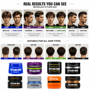 Cera para Peinar el Cabello para Hombre, Fijación Fuerte, Acabado Mate, Pomada para el Cabello, Aspecto Natural, Producto Texturizante para Peinar, Fábrica OEM, MOQ - Product Image 4