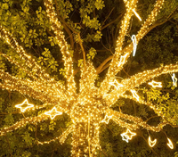 Guirlandes lumineuses LED de Noël pour extérieur, 10 m, 100 LED, PVC, très vendues