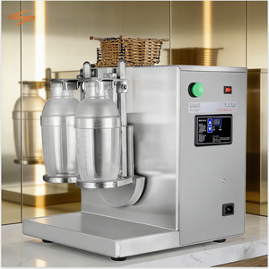Nieuwe 220V Melkthee Shaker Dubbele Bekers RVS Bubble Tea Machine Eenvoudig te bedienen - Product Image 1