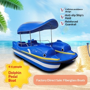 Bateau à pédales non motorisé, modèle populaire, pour zones panoramiques, bateau électrique 6 places, capacité 360, idéal pour les excursions parent-enfant - Product Image 2