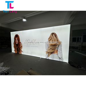 TianLang Stretch Fabric <b>Backdrop</b> Trade Show Advertising Equipment LED Metal Light Box <b>Stand</b> Fabric Lightbox - Product Image 2