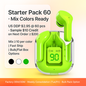 5.3 जेएल के लिए 31 ईयरबड के लिए एयर31 ईयरबड्स एयरप्रूफ पारदर्शी एलईडी डिस्प्ले 3-5 घंटे का प्लेटाइम 300 माया टाइप-सी ओम dp 1.95 200 - Product Image 4