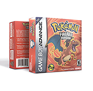 Pokemoned serie rubino zaffiro rosso verde smeraldo manuale nuovo Design metallico olografico scatola di gioco cartuccia per GBA - Product Image 4