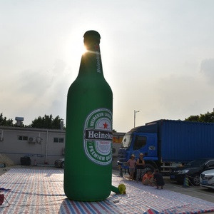 Réplique géante de bouteille de bière <span class=keywords><strong>Heineken</strong></span> gonflable, publicité promotionnelle personnalisée, affichage gonflable pour les marques de boissons/bars/événements - Product Image 2