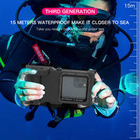 Coque de téléphone antichoc et étanche pour la plongée et la photographie sous-marine avec protecteur de caméra à lanière inclus