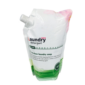 Chất Lượng Cao Pet & Pe Đứng Túi Bên Vòi Pouch Biểu Tượng Tùy Chỉnh Chất Lỏng <span class=keywords><strong>Doypack</strong></span> Bao Bì Tay Xà Phòng Giặt Chất Tẩy Rửa Nước Trái Cây Sữa - Product Image 4