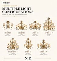 Lustre vintage américain en laiton massif avec abat-jour en verre à motifs clairs, certifié CE, E14, câblage direct, économie d'énergie, hauteur réglable