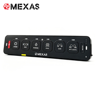 Panneau de commande sans fil 6 boutons série Slim pour feux auxiliaires LED de véhicule et appareils électriques