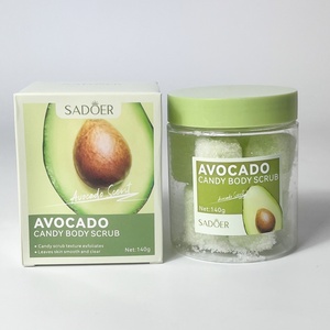 Gommages corporels en cubes de sucre de fruits biologiques végétaliens, exfoliants doux, très vendus, pour adoucir et éclaircir la peau, boule de sucre corporel à l'avocat - Product Image 4