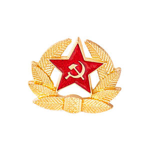 Pas cher En Gros Classique CCCP <span class=keywords><strong>Communisme</strong></span> Broche Soviétique Rétro Étoile À Cinq Branches Badge Alliage Souvenir Émail Épinglette - Product Image 5