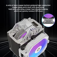 Pour ALSEYE Infinity I600 ARGB CPU Cooler 2025 nouveauté spécial 120mm ventilateur Compatible Intel LGA1700 pour AMD pour boîtiers d'ordinateur