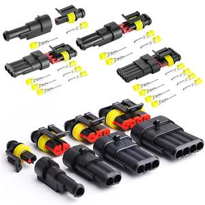 防水型 オス・メス 1.5 <span class=keywords><strong>Tyco</strong></span> <span class=keywords><strong>Amp</strong></span> <span class=keywords><strong>2</strong></span>ピン 自動車用電源コネクタ PA66素材 TZ-AC-1.5シリーズ - Product Image 2