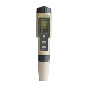 Không Thấm Nước Điện Máy Đo Độ DẫN 4 Trong 1 Ec Tds Độ Mặn Đo Nhiệt Độ Cầm Tay Tester