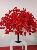 Bunga Cherry Bloom Tanaman Artifisial Tahan Lama untuk Dekorasi Rumah, Hotel, Mal, Aula Pernikahan, Barang Promosi Tahun Baru