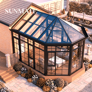 Custom Aluminum Sunroom Luxury Villa Glass House Double Glazed Tempered Glass <strong>Victorian</strong> Solarium Winter <strong>Garden</strong> - Product Image 1