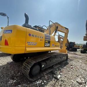 รถขุดขนาดกลาง Komatsu PC220 ชั่วโมงการทำงานต่ำ ประหยัดน้ำมัน เครื่องขุดดิน ขายส่ง ส่งออก - Product Image 1