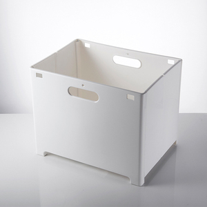 Customized wall-mounted foldable baby storage dirty laundry basket with handle large storage baskets plastic