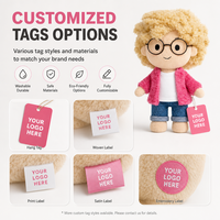 Fabrication sur mesure de jouets en peluche, poupées en peluche personnalisées de 20 cm, figurines en peluche personnalisées