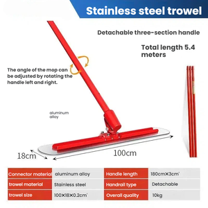 Llana de Acero Inoxidable <span class=keywords><strong>para</strong></span> Alisar Concreto, Llana Manual <span class=keywords><strong>para</strong></span> Alisar Concreto - Product Image 2