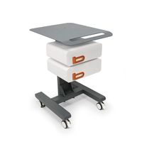 Chariot pliable moderne en aluminium robuste à 4 roues, écologique et stable, pour spa, esthétique, salon de beauté, appareil facial, salle de bain