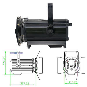 AOPU 사용자 정의 프레넬 200W <span class=keywords><strong>150W</strong></span> 스포트라이트 스튜디오 조명 TV 프레넬 조명 무대 디스코 스포트라이트 줌 효과 - Product Image 5