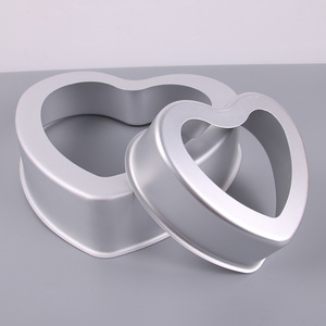 Molde para Pastel en Forma de Corazón de 6, 8 y 10 Pulgadas, de Aleación de Aluminio Anodizado, Apto para Horno - Product Image 4