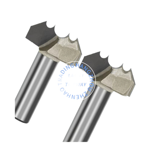 TIDEWAY LC0908, cuchillo de Dragon Ball de doble arco de Grado Profesional, herramientas de diamante, fresa para carpintería, brocas para enrutador - Product Image 6