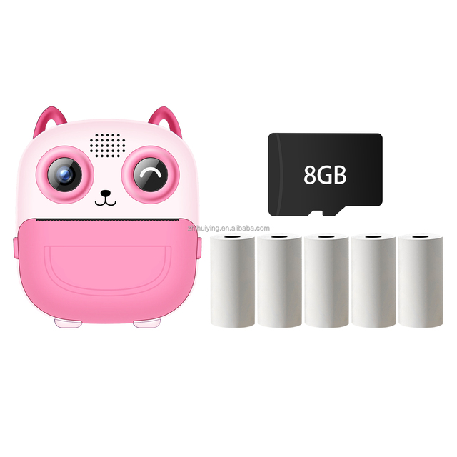 Portable Thermal Instant Photo Print Camera Mini Kids Toy Digital Instant Print Camera
