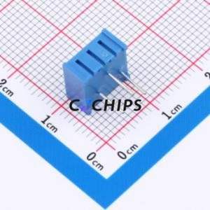 Resistencia Ajustable/Potenciómetro 3386P-501-LF, Componente de Orificio Pasante (THT)-3P, 9.5x9.5mm, Resistencia de 500 Ohm, 10%, 500mW, 250ppm ℃ - Product Image 2