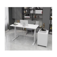 Table électrique mobile moderne E-SHINING avec bureau réglable en hauteur pour poste de travail assis-debout à domicile